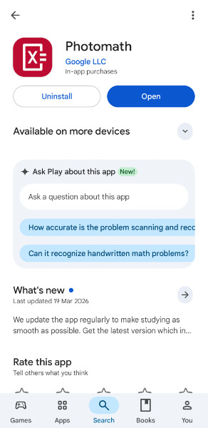 photomath google play store