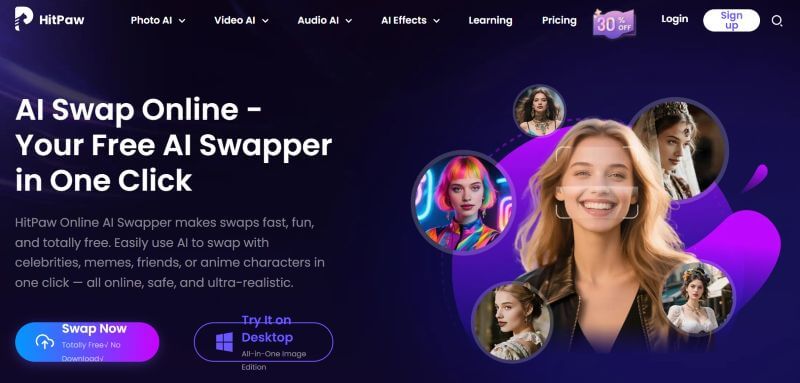 hitpaw face swap tool