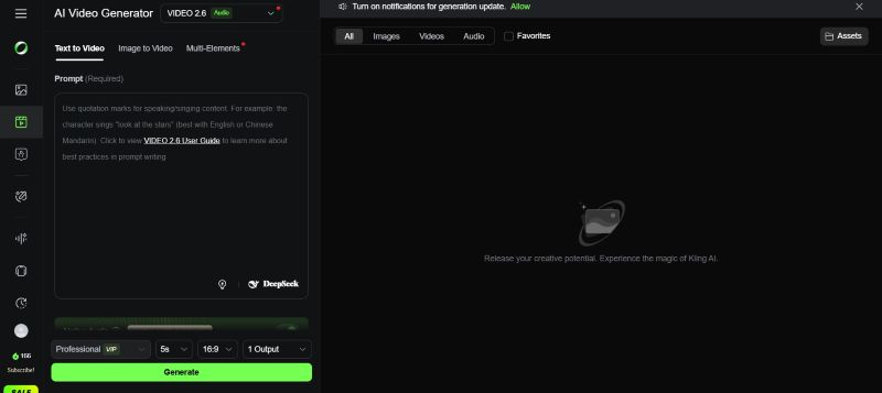 generate video from text 