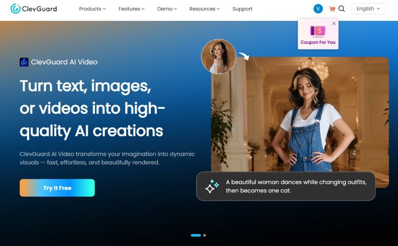 clevguard ai video dashboard 