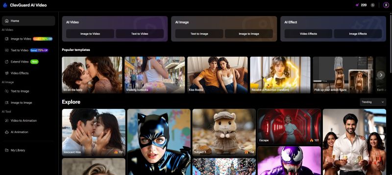 clevguard text to video
