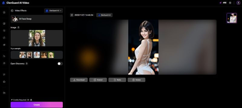 download the ai face swap video