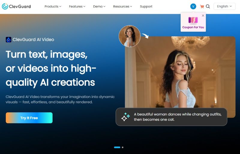 clevguard ai video dashboard
