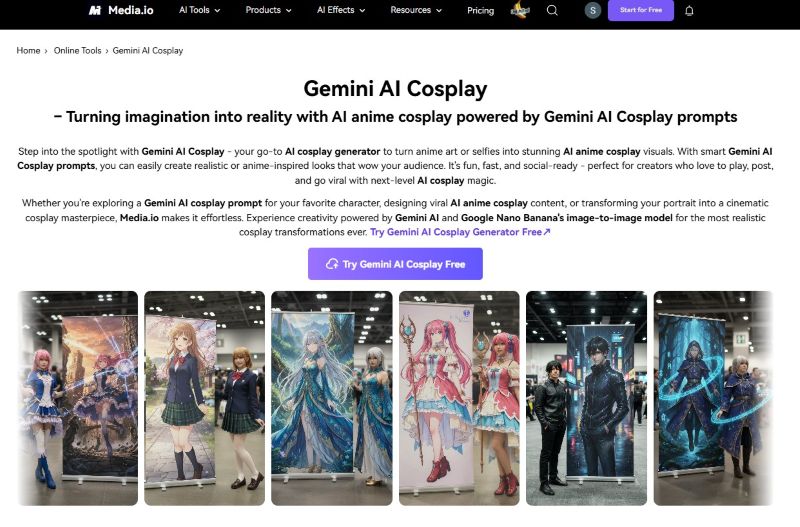 media io cosplay generator