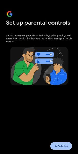 link the gmail accounts of the
    parent and child