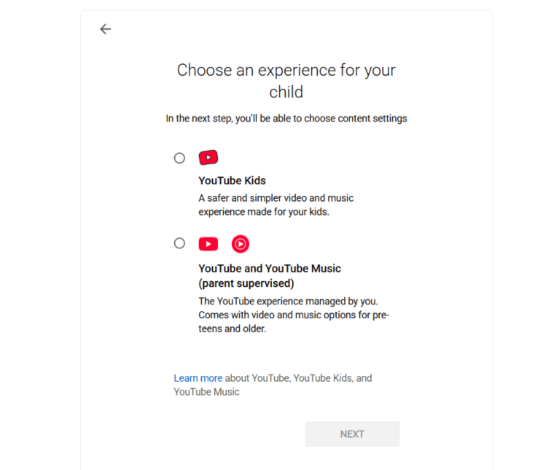 choose the apps to supervise
