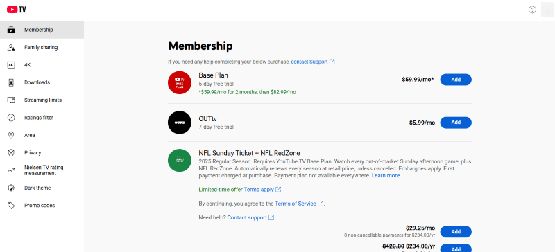 navigate to ratings filter option
