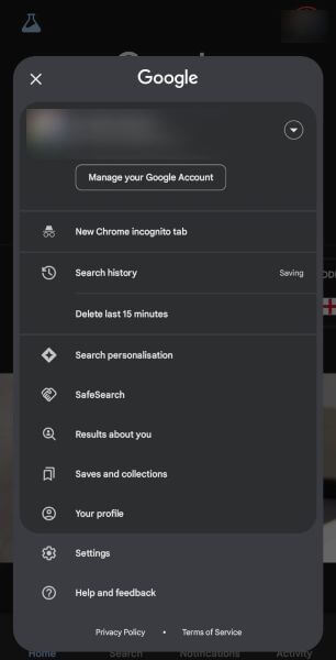 select safesearch