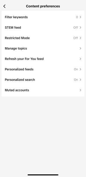 set up restricted mode