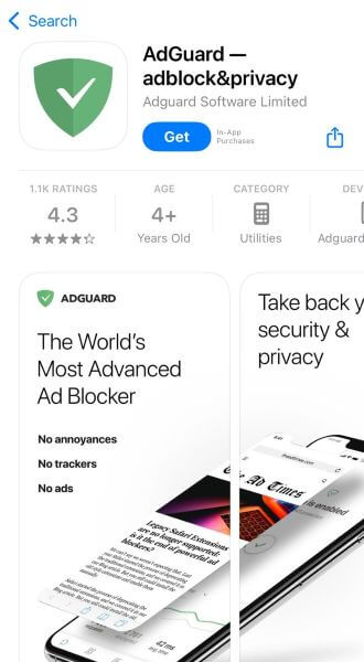 adguard app page