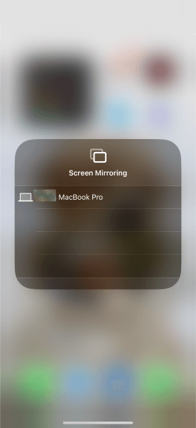 screen mirror your ios
