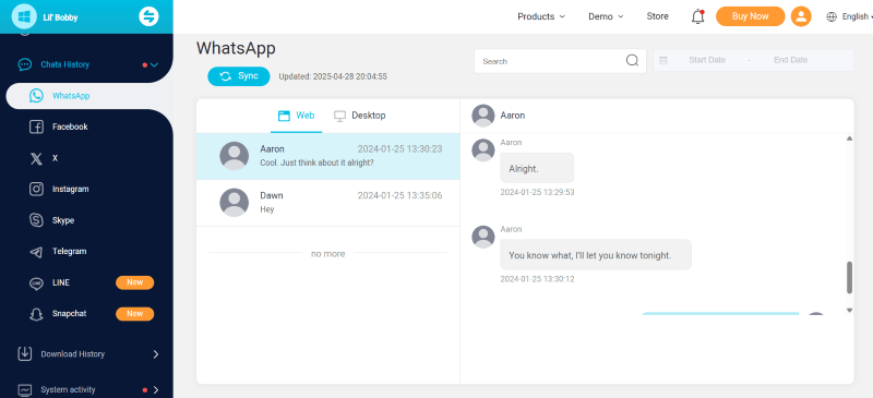 monitor social media on monivisor