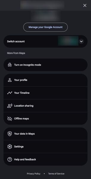 select location sharing