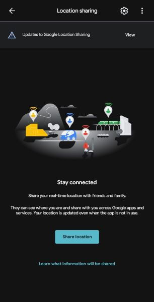enable share location