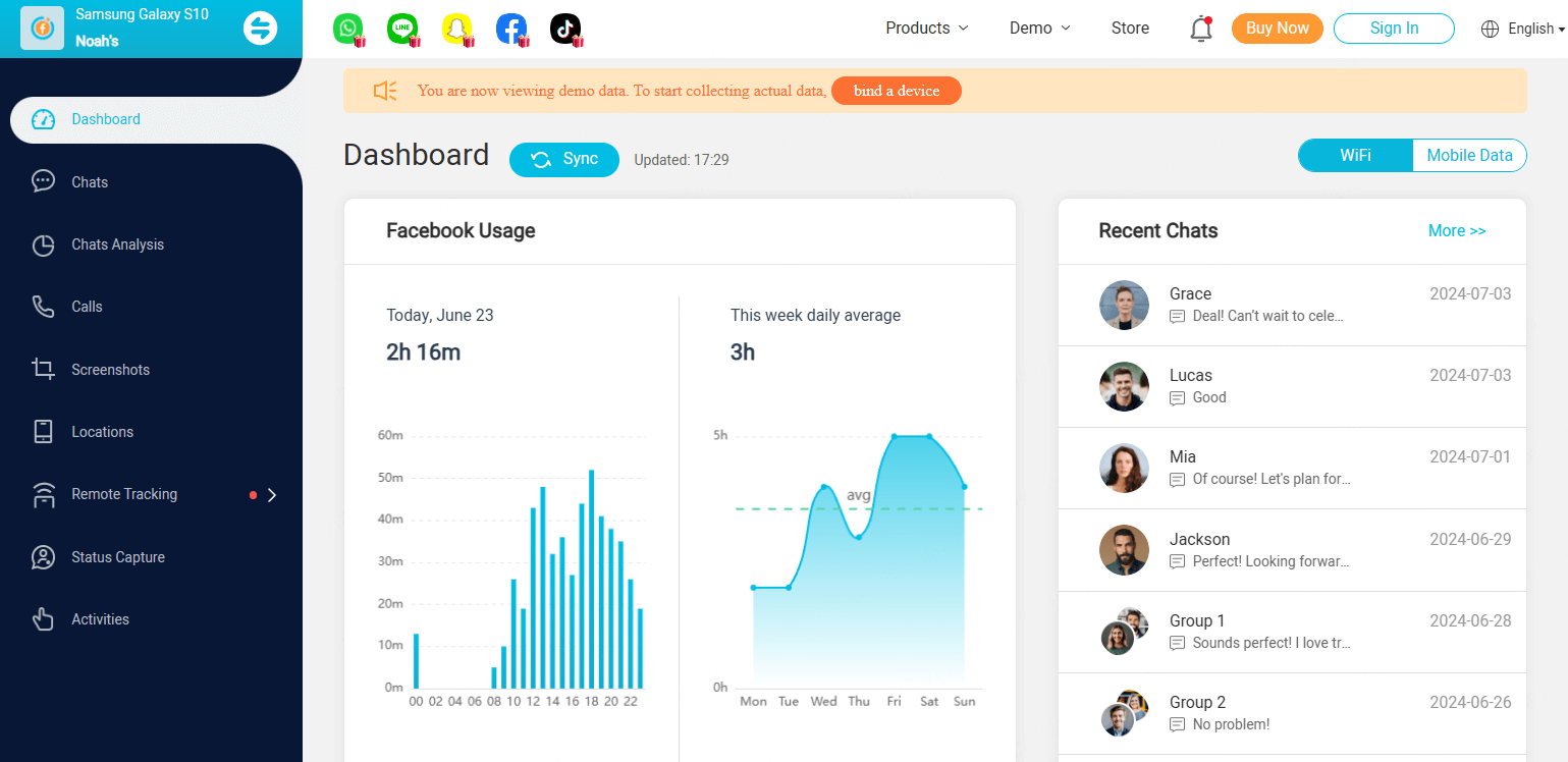 kidsguard for facebook