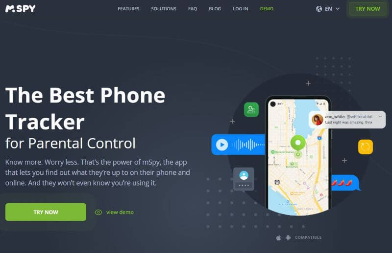 mspy webpage