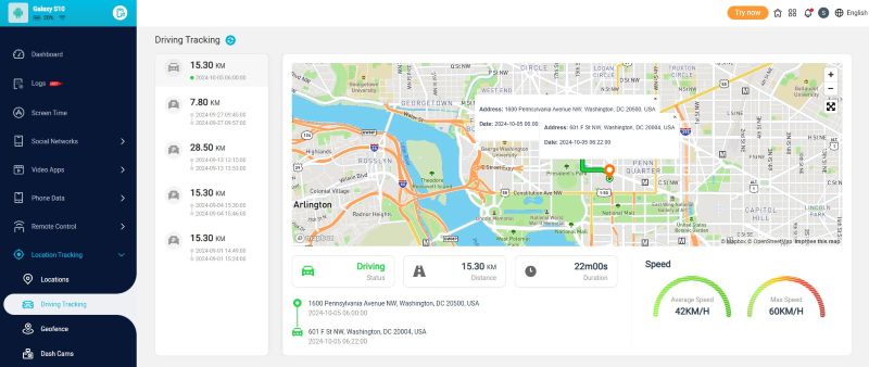 other location tracking features
