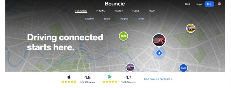 bouncie teen driving app