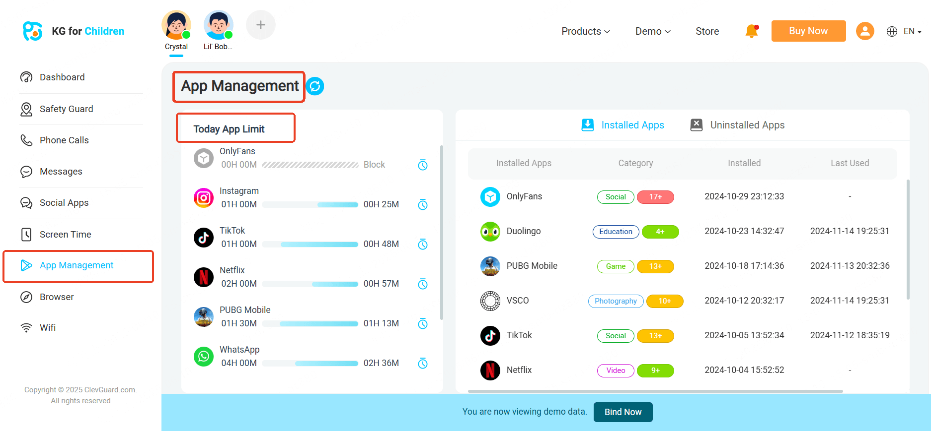 KidsGuard parental control tool