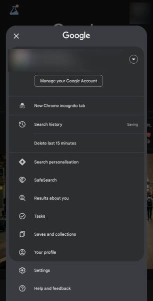 manage your google account