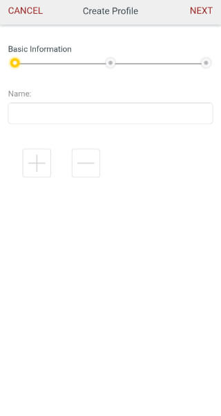 add profile name and child’s device