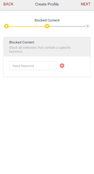 block websites using keywords