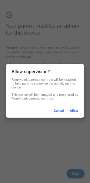 click on allow button
