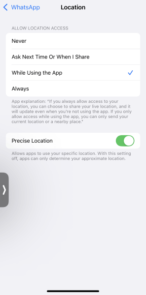 turn off location