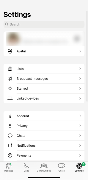 access whatsapp privacy