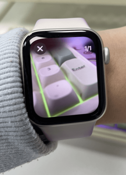 apple watch take remote photo