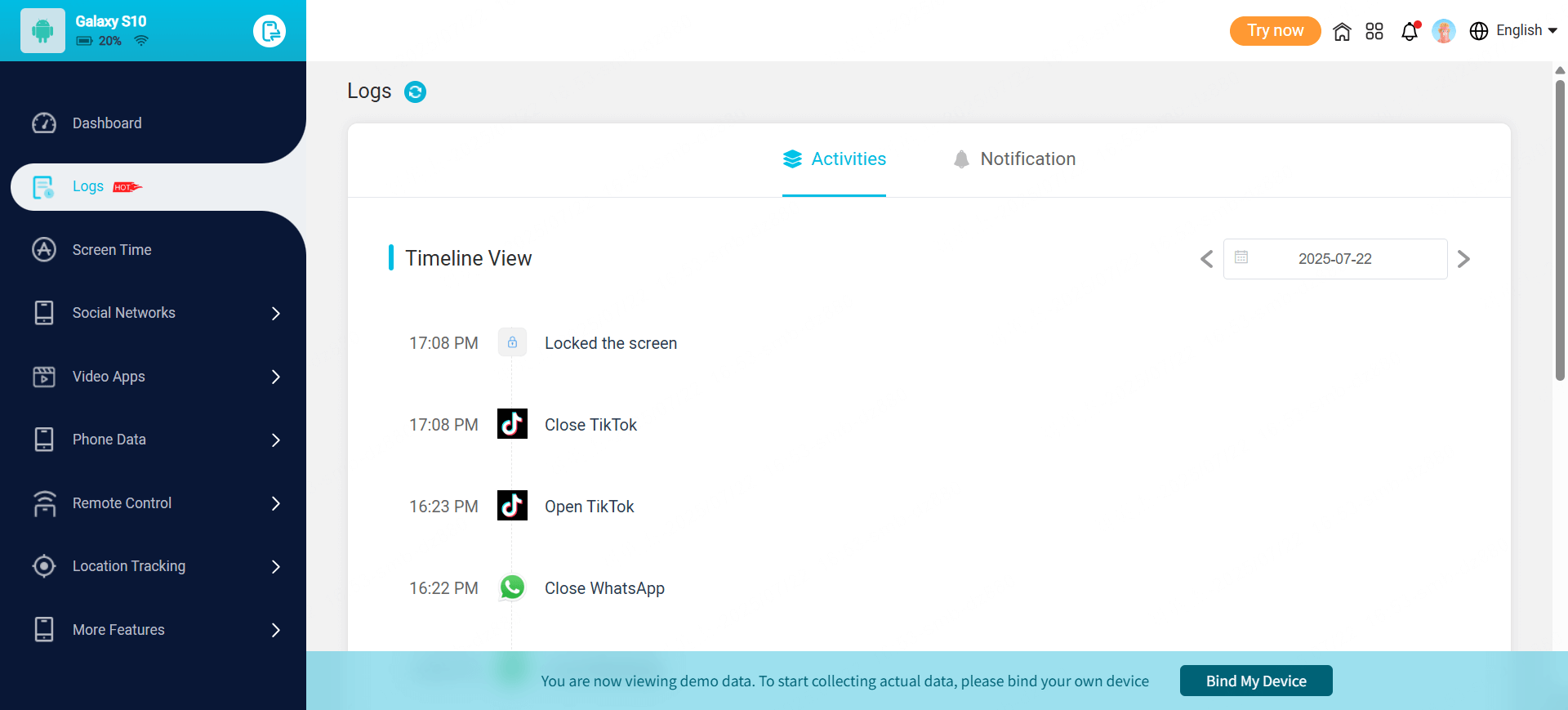 kidsguard pro feature