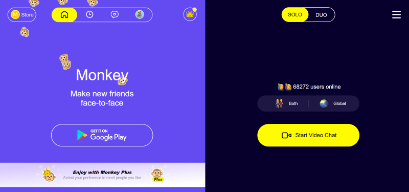monkey chat app