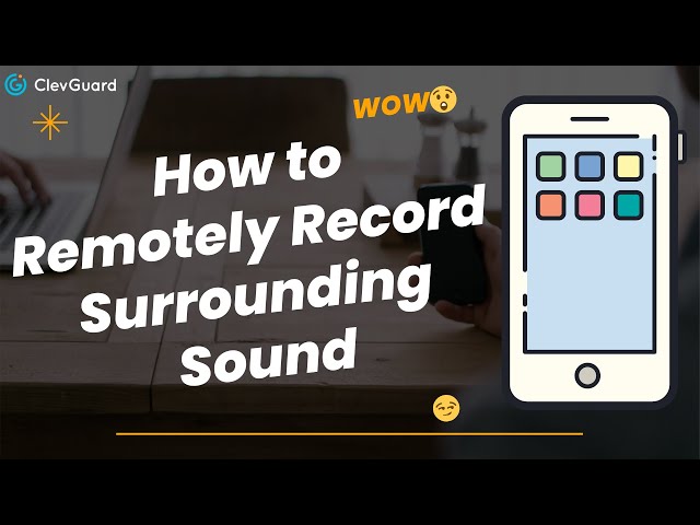 Record Surrounding Sound Remotely | Best Secret Ambient Recorder