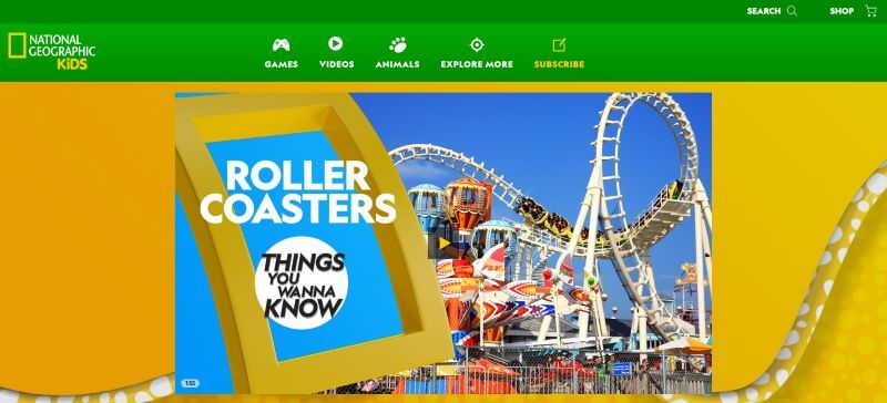 national geographic kids homepage