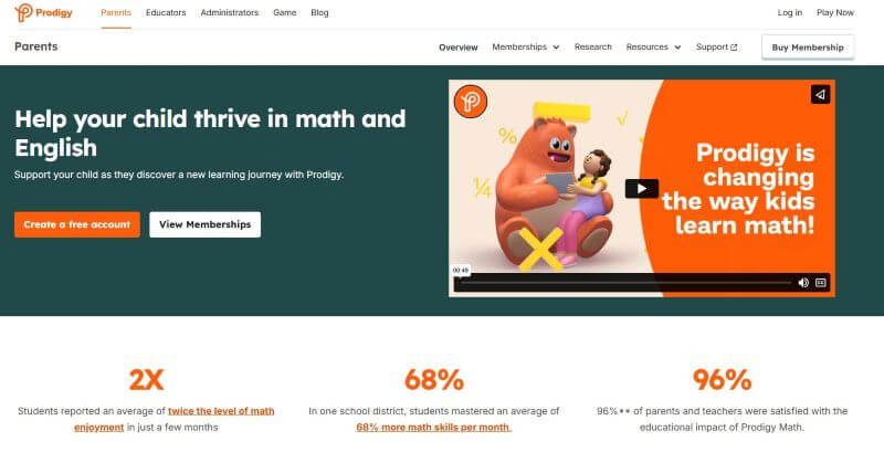 prodigy homepage