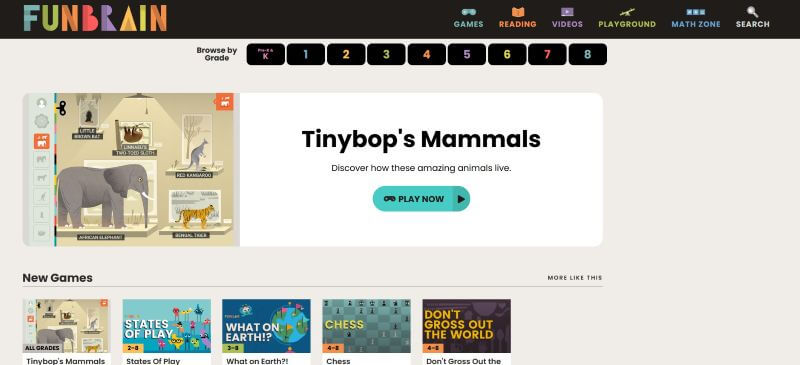 funbrain homepage