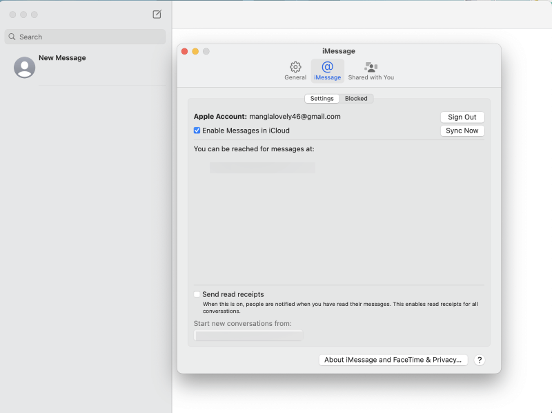 enable messages on icloud