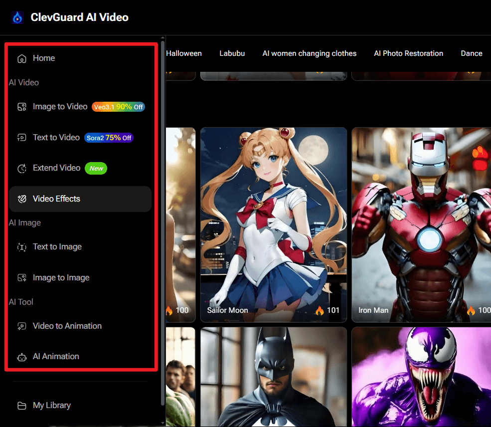choose clevguard ai video features you want