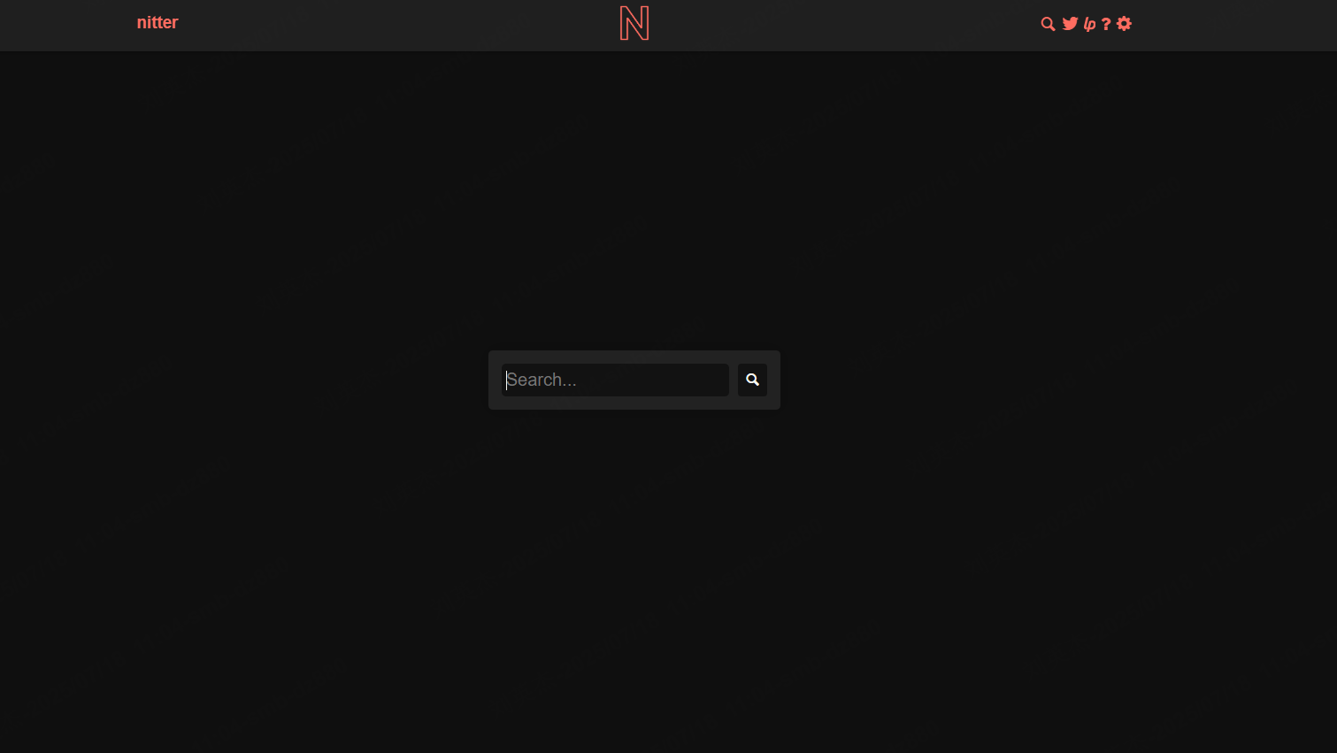 Nitter twitter viewer