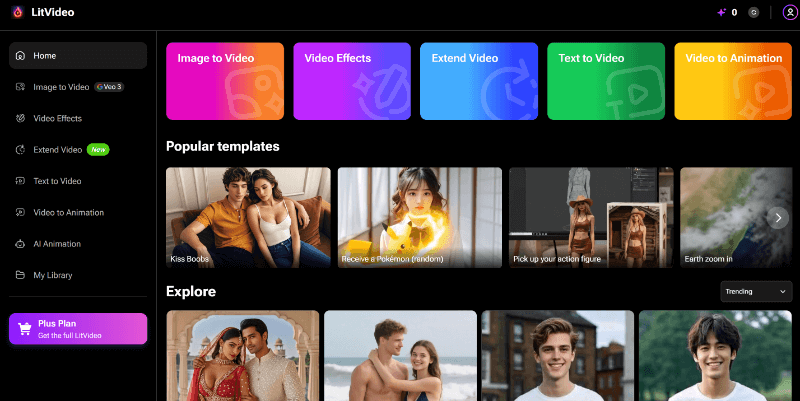 litvideo dashboard