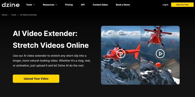 dzine video extender