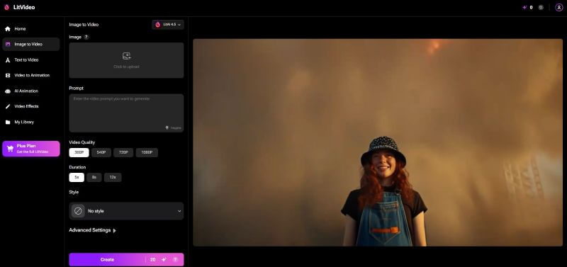 upload the image