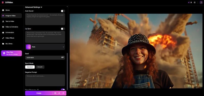 create the video