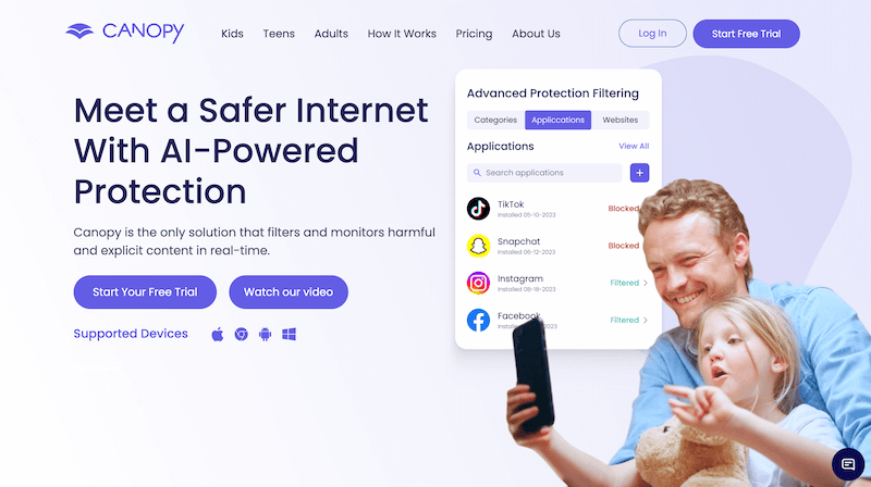 canopy homepage