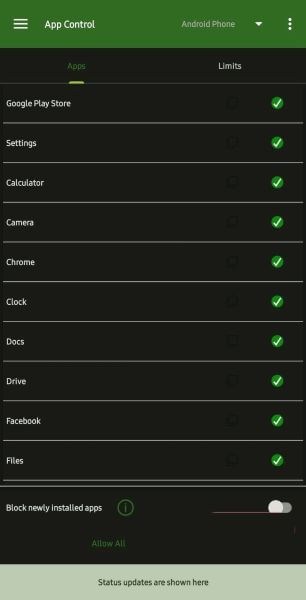 app blocking