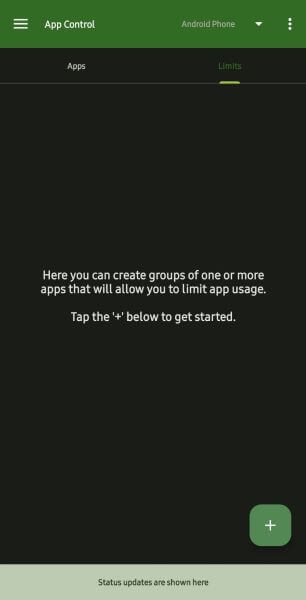 limiting app usage