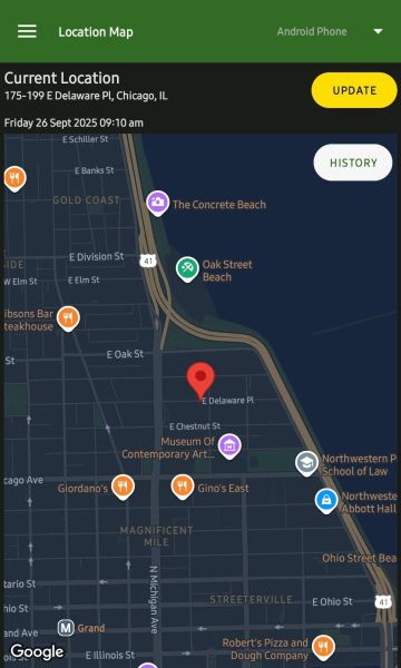 location tracking