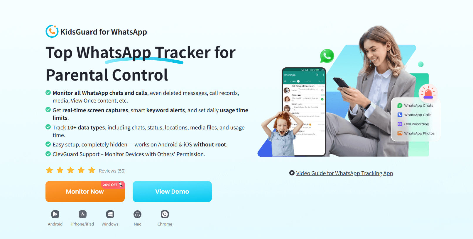 KidsGuard for WhatsApp