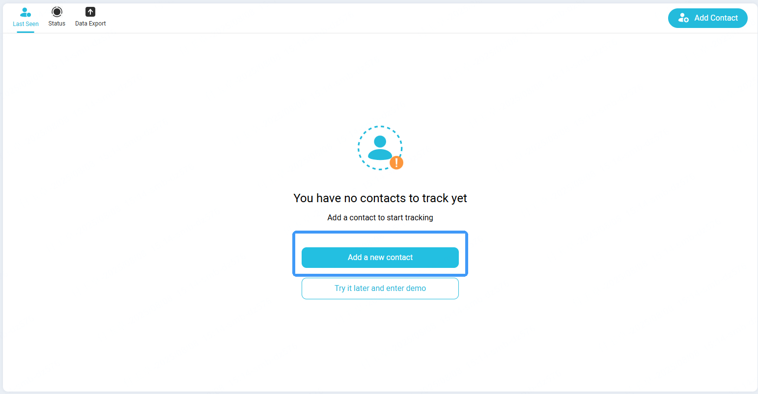 add contact to WspSeen