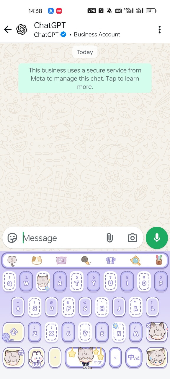 add ChatGPT to WhatsApp